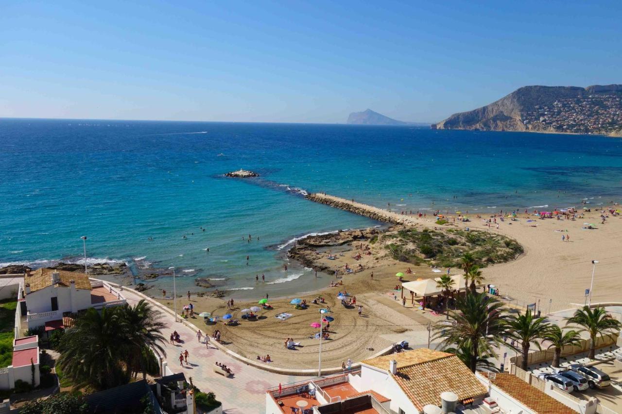 Ático Calpe primera línea de playa Esterno foto